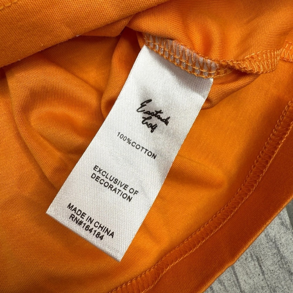 Eastside Golf Shirt Womens Orange Cropped Nwt Crop Top Golfing Gym Logo Size S — image 5 of 8